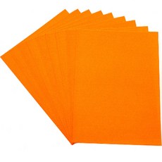 Dasababa 彩色砂畫紙 A4, 10個, 橘色