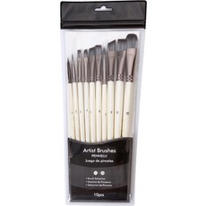 專業水彩筆刷 10支組, 1套, 10種