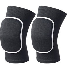 작전마켓 미끄럼방지 무릎 보호대 양쪽세트 블랙 화이트, 1개
