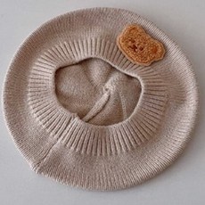 Dolphin whale 素色小熊刺繡貝雷帽