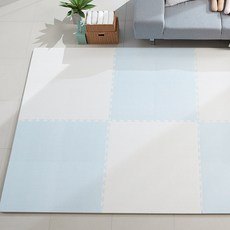 따사룸 놀이방 층간소름 올 뉴 PE 퍼즐매트, 스카이 블루, 4개