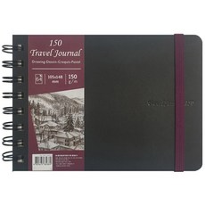 CERGIO 旅行硬覆蓋彈簧圖書景觀150G CE-1557-LSA6/s, 1個, A6
