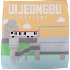 LOCKERDIUM KB損害保險 UIJEONGBU 擦手巾, 多色, 1個