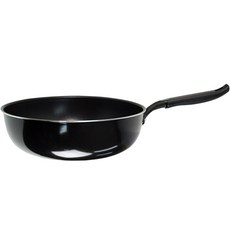 M&COOK 大炒鍋 黑色, 32cm, 1入