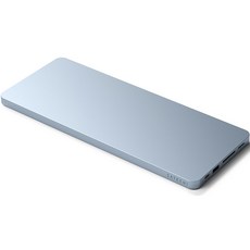 사테치 USB C타입 8in1 아이맥 24 SSD 초고속 스탠드 멀티 허브 ST-UCISDB, 블루, 1개