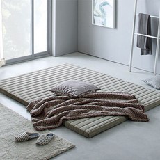 하포스 1단 마블텍스 토퍼 매트리스, 베이지, 50mm