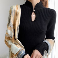 비비에모 트임 골지 슬림핏 니트 원피스 01954