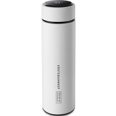 ERSTEBAHNHOF 溫度顯示智慧型保溫杯, 純白色, 500ml, 1個