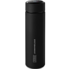 ERSTEBAHNHOF 溫度顯示智慧型保溫杯, 濃黑色, 500ml, 1個