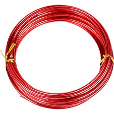 에나벨 연철 와이어 3mm, 32 레드, 1개