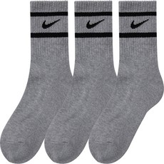 NIKE LOGO刺繡氣墊中筒襪 NCNTMD20S-3 3雙, 灰色