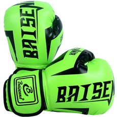 拳擊運動員訓練對打雙手手套, 綠色