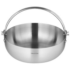 EDELKOCHEN IH爐適用三層不鏽鋼提把湯鍋, 20cm, 單色