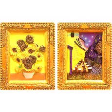 Dada磁鐵支架室內磁鐵 2種組, 金黃色