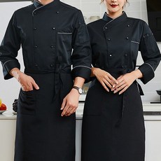 簡潔廚房廚師工作服