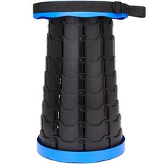 The Bella 戶外釣魚露營堅固摺疊椅, 黑藍色, 1個