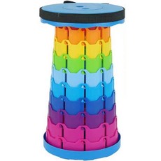 The Bella Rainbow 露營釣魚折疊椅, 1個, 彩虹藍