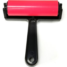 Dasa Babu紅色橡膠版畫滾輪 10cm, 1個