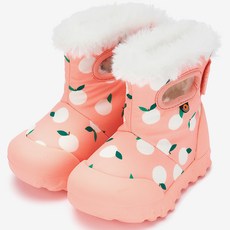 BOGS 童款印花刷絨中筒靴