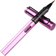 Dasababa 初學者便攜式筆刷透明粉紅色, 字跡長度14cm, 1個