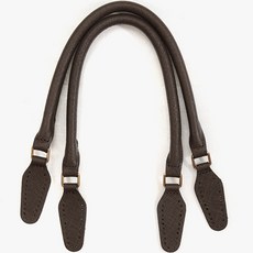 바이핸즈 토트백용 고급 가방 가죽끈, 2개, 브라운