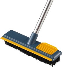 KOKA 3段式可調長度多功能刮水清潔刷+刷子清潔梳 海軍藍, 1個