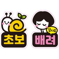 JEJEDECO 新手駕駛汽車可拆卸磁鐵高亮度反光貼紙 方形直式 L110 2件組, LC010 + LC054, 1套