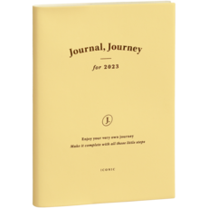ICONIC 2023 Journal J Plan Wee Clich Diary, 02 奶油黃