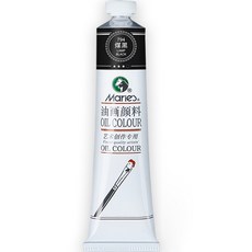 Belian專業家用油畫壓克力大容量顏料 794 Lamp Black, 1 種顏色, 170毫升
