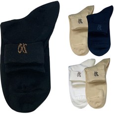 티에스세븐 여성용 하트로고 중목 양말 5p