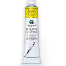 Belian專業家用油畫壓克力大容量顏料 215 檸檬黃, 1 種顏色, 170毫升