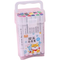 리라 드로잉 마커펜 세트, 24색, 1세트