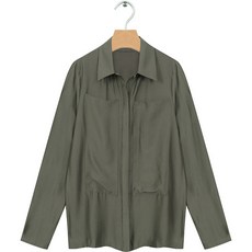 탱커스 롱 포켓 카라 블라우스