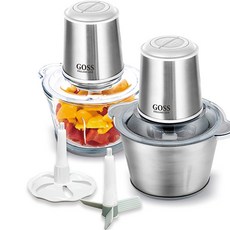 GOSS 不鏽鋼玻璃多功能食物調理機 2L, GSC-S2543L