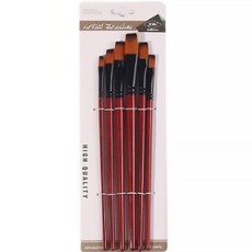 Lyra 水彩油畫兩用筆刷6件組, 1套, 6種