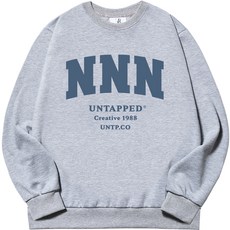 UNTAPPED 男款 大尺碼 NNN 大印花大學T恤
