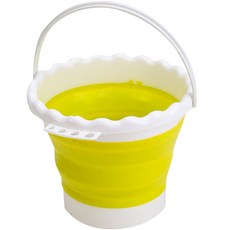 Dasababa矽膠折疊式圓形水壺, 綠色