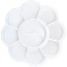 Dasababa 白色彩妝盤 01, 1個, 10格