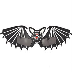 Maket Gamseong 多款萬聖節派對蝙蝠眼鏡, 4個, 混合色