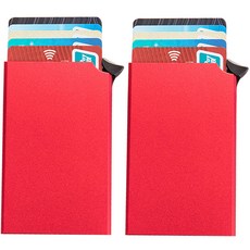 민코 원터치 명함케이스 카드케이스 2p