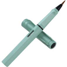 初學者攜帶式書法毛筆, 1個, 啞光薄荷