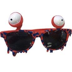 Maket Gamseong 多款萬聖節派對大眼眼鏡, 4個, 混合顏色