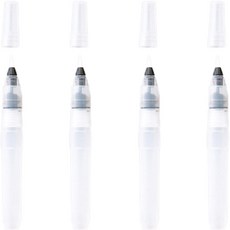 儲水勾線水筆 01 尖頭, 4個, S(9 x 2.5 mm)