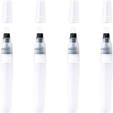 儲水勾線自來水筆 04 平頭, S(13 x 5 mm), 4個