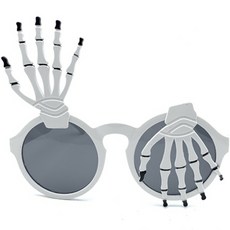 Maket Gamseong 多款萬聖節派對眼鏡 骷髏手, 4個, 混合顏色