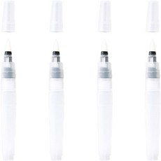 儲水勾線水彩筆 03 尖頭, L(16 x 4.5 mm), 4個