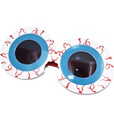 Maket Gamseong 多款萬聖節派對眼鏡 充血眼睛, 4個, 混合顏色