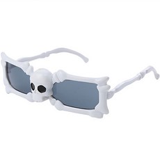 Maket Gamseong 各式萬聖節派對眼鏡 白色骷髏, 4個, 混合顏色