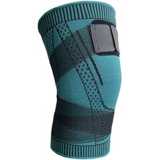 쿼르디 스포츠 러닝 피트니스 요가 니트 압축 테이핑 스트랩 무릎 패드, 1개, 그린