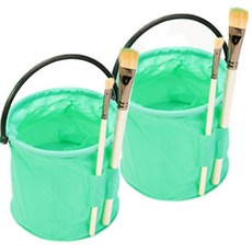 더조넷 水彩畫水桶 2入, b 綠色